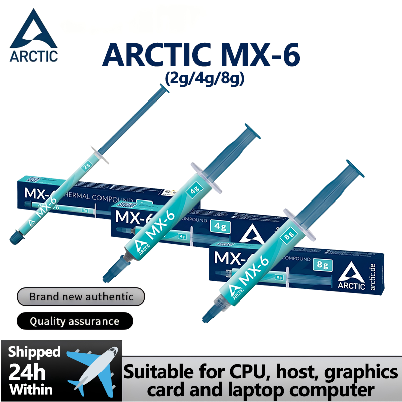 Thermal Paste Cpu - ARCTIC MX-6 (2g/4g/8g) معجون حراري عالي