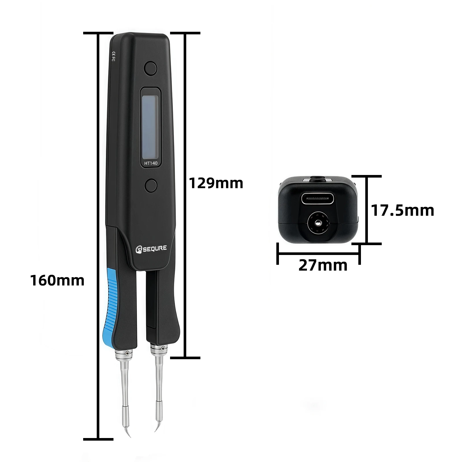 أداة لحام وفك لحام 2 في 1 من س - مراجعة Smd Tweezer Set وسعره