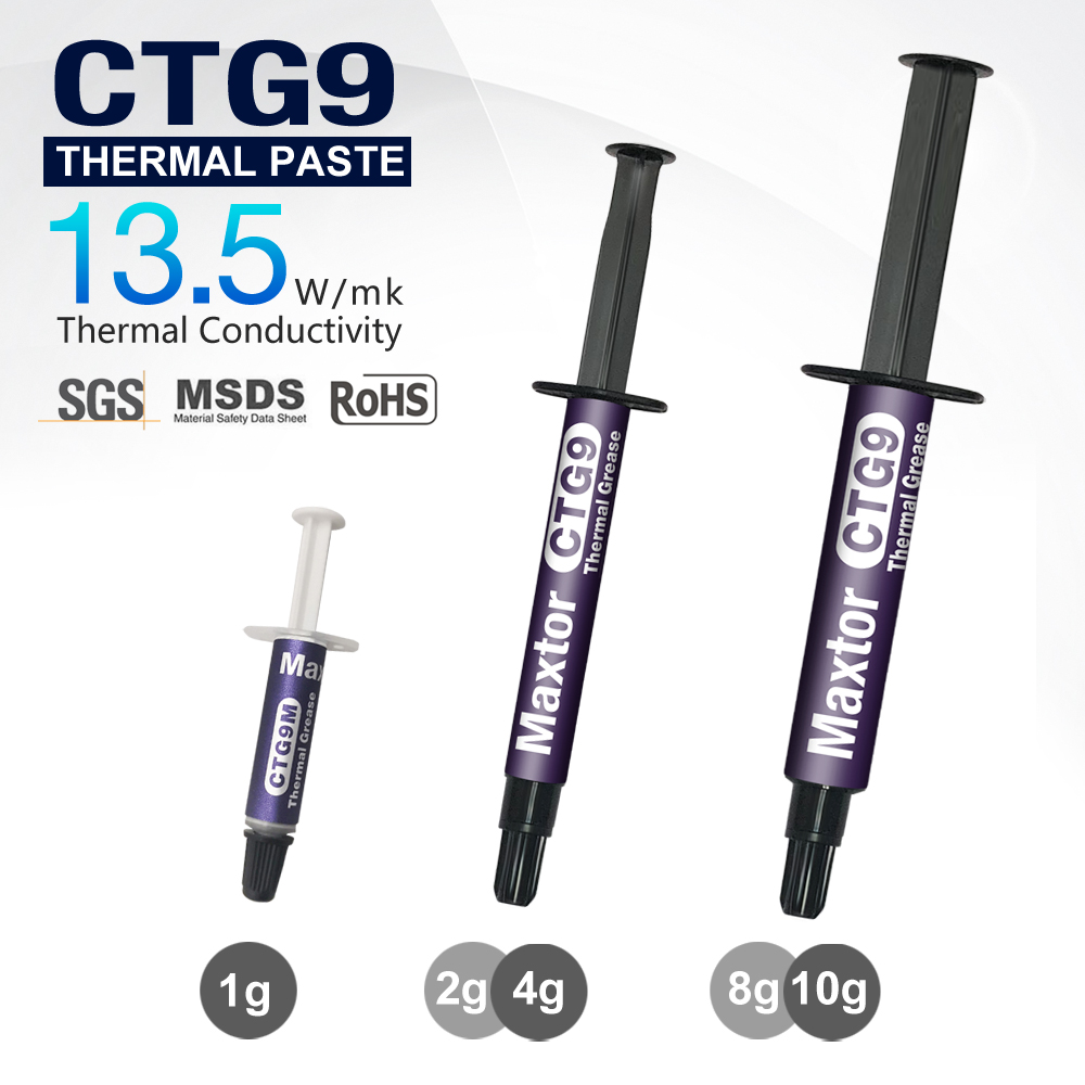 Maxtor CTG9 1g 2g 4g 8g معجون  - مراجعة Thermal Paste Cpu وسعره