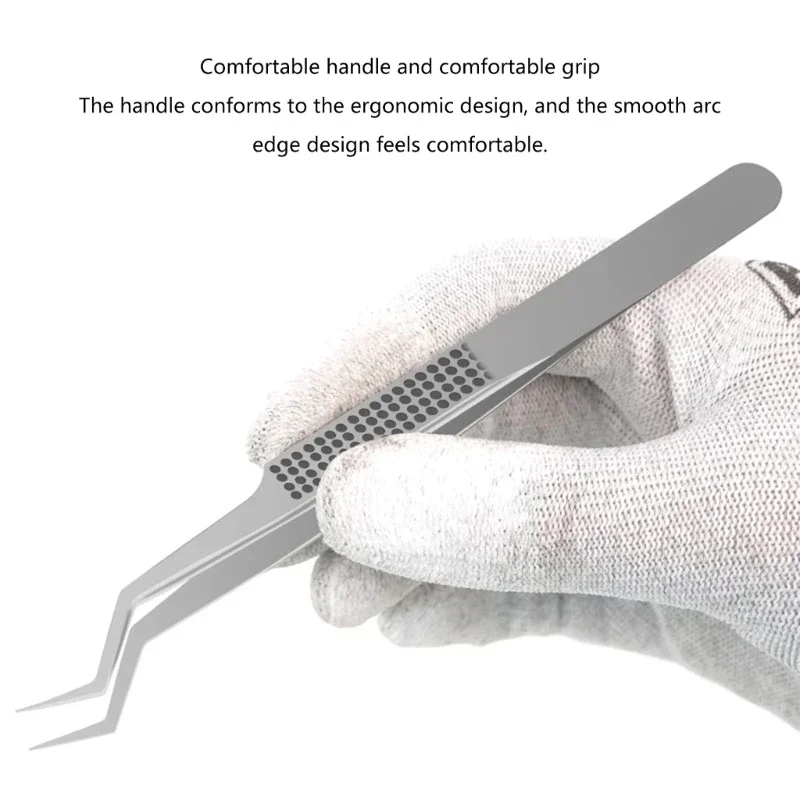ملاقط لحام احترافية ST-20 ملاق - مراجعة Smd Tweezer Set وسعره