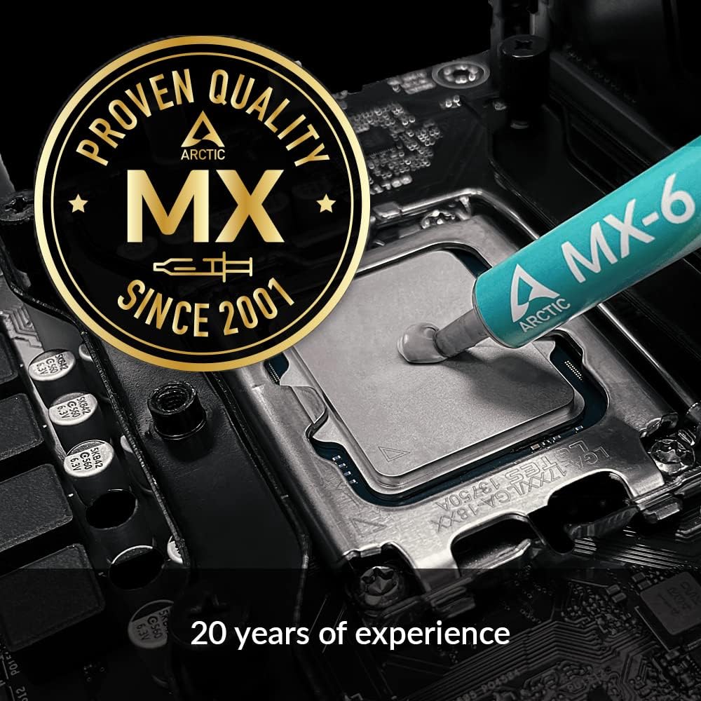 ARCTIC MX-6 (2g/4g/8g) معجون ح - مراجعة Thermal Paste Cpu وسعره