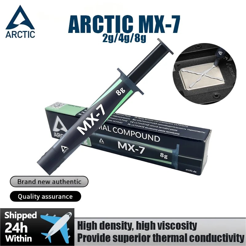 ARCTIC MX-6 (2g/4g/8g) معجون ح - مراجعة Thermal Paste Cpu وسعره