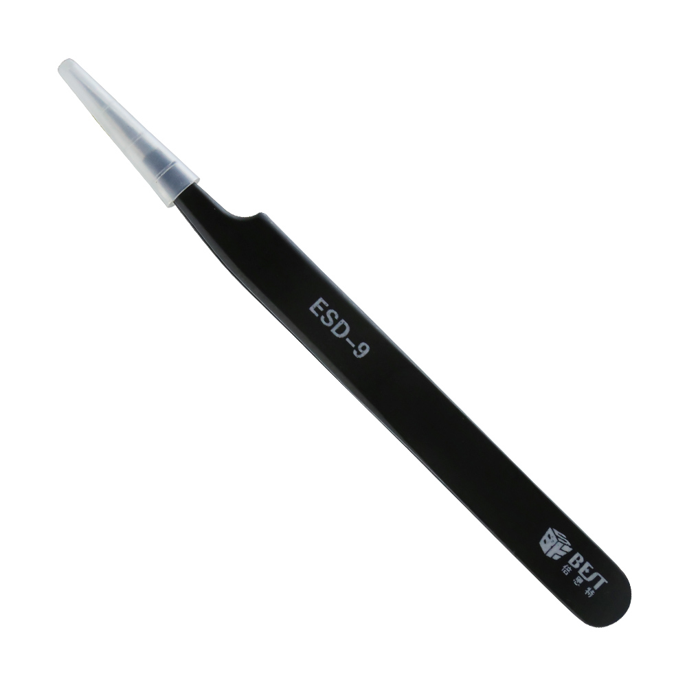 BST-ESD-9 ملاقط مضادة للكهرباء - مراجعة Smd Tweezer Set وسعره