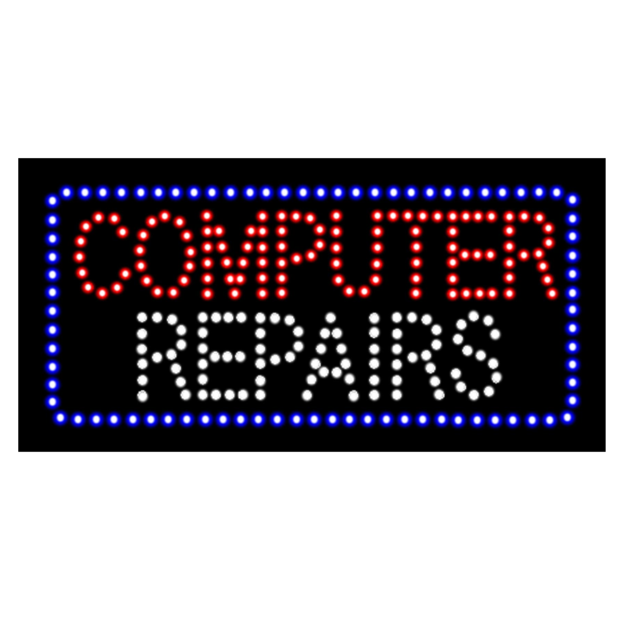 لافتة إلكترونية بإضاءة LED لمت - مراجعة Electronics Repair Store وسعره
