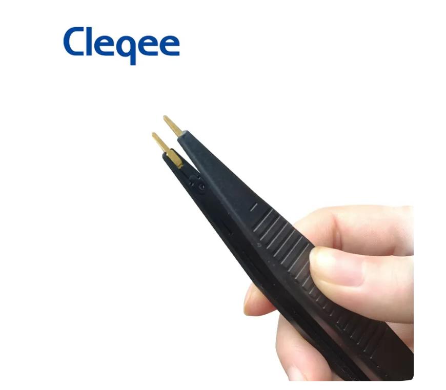 مقياس متعدد مكون رقاقة Cleqee- - مراجعة Smd Tweezer Set وسعره