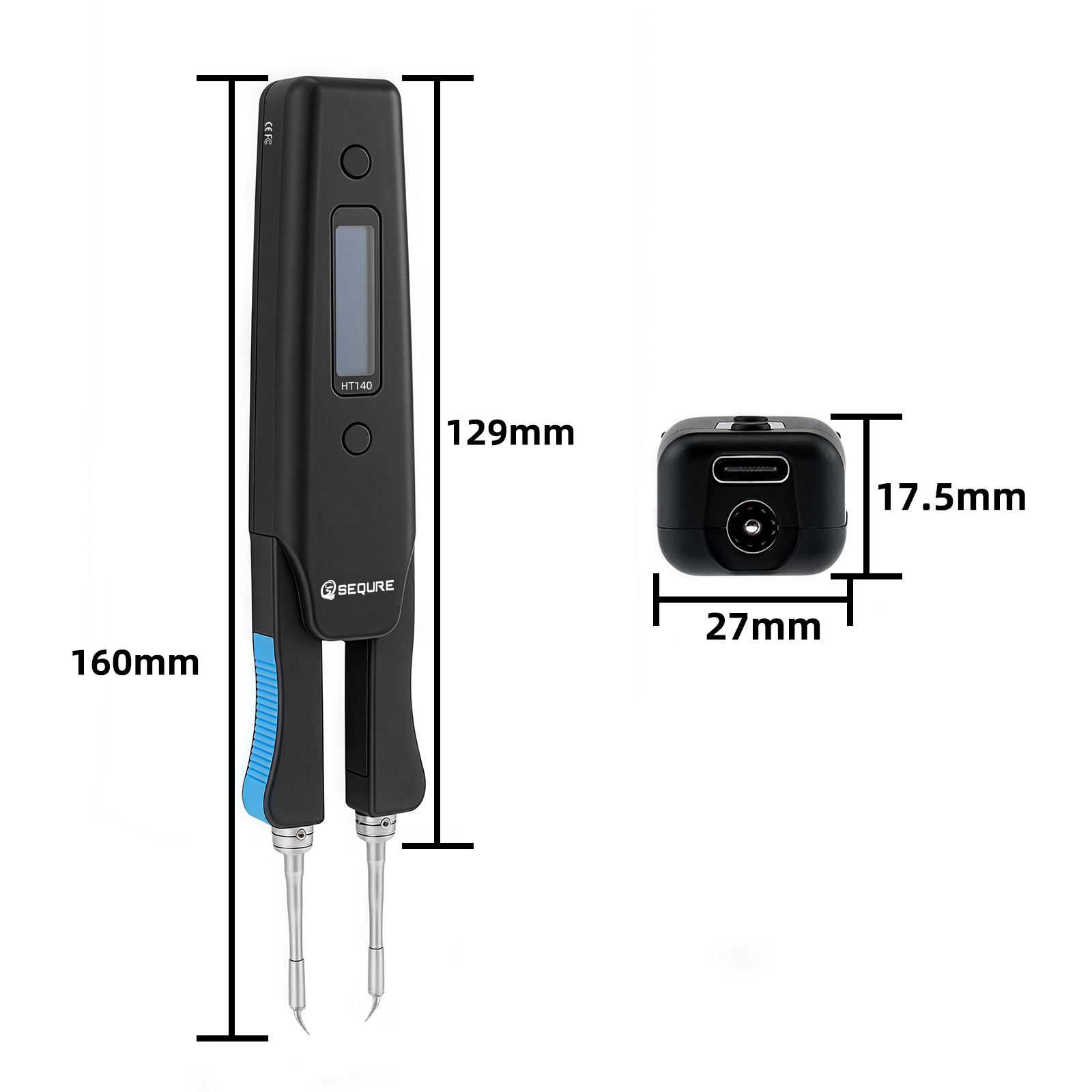 ملقط كهربائي حراري 2 في 1 طراز - مراجعة Smd Tweezer Set وسعره