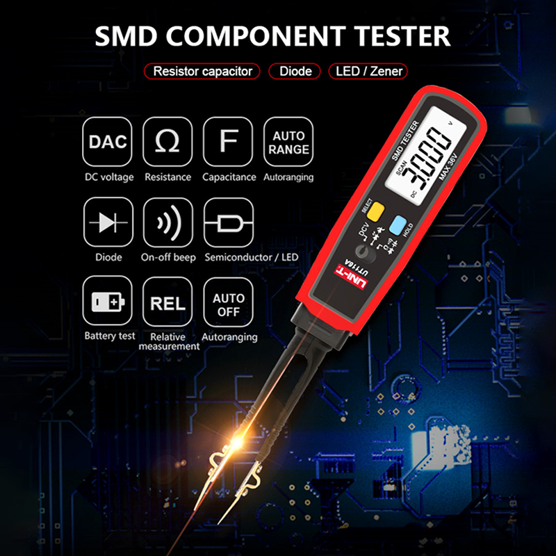 UNI-T UT116A UT116C الملقط الر - مراجعة Smd Tweezer Set وسعره