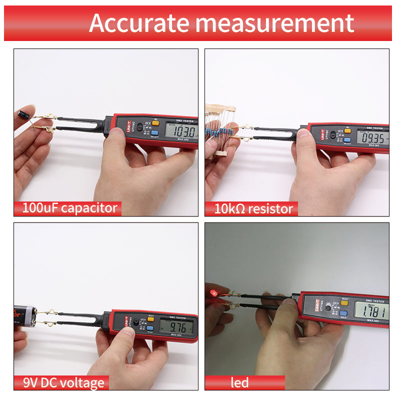UNI-T UT116A UT116C الملقط الر - مراجعة Smd Tweezer Set وسعره