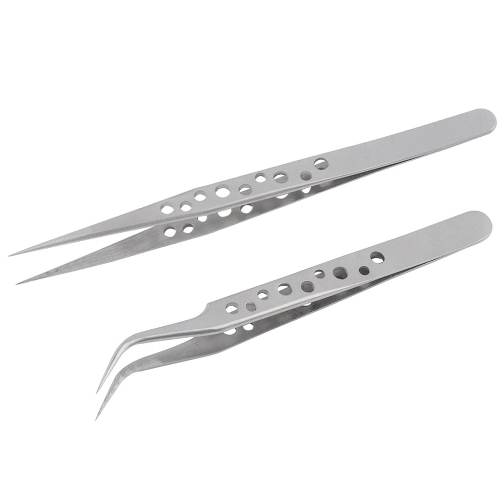 مجموعة ملاقط من الفولاذ المقاو - مراجعة Smd Tweezer Set وسعره